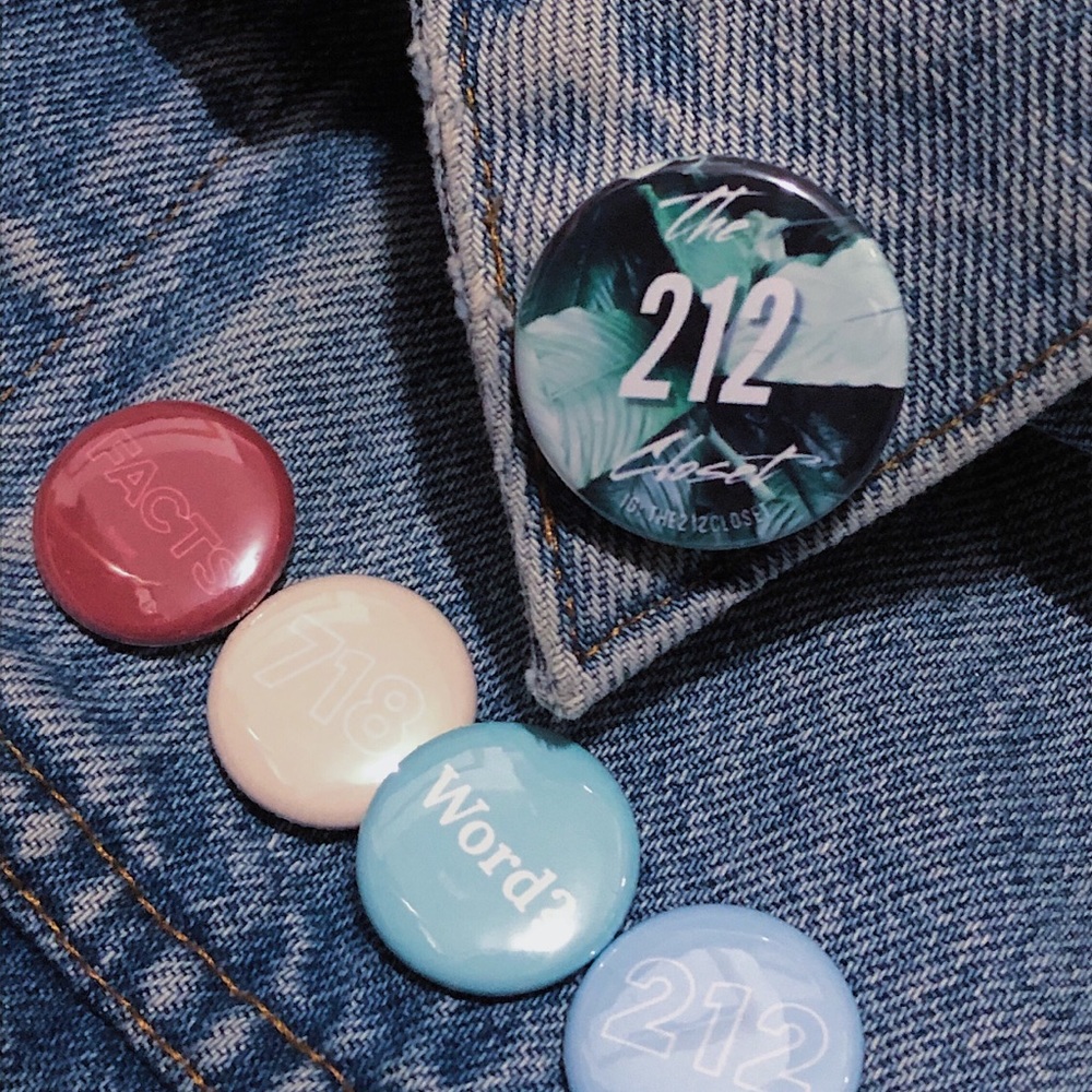 2/$10 212 BUTTON PIN - Picture 4 of 4